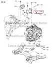 7h6z-6f028-a 7h6z6f028a Ford New Oem Transmission Damper Assy For Fusion Milan Mkz