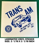 Trans Am Sears Point Sept 1969 Vinyl Decal Sticker-vintage Racing-scca-javelin. Fixed Price $7.90.