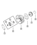 Genuine Mopar Torque Converter Housing 52108472AA. Fixed Price $112.05.