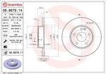 Brembo 08.8679.11 Brake Disc For Mercedes-benz. Fixed Price $48.62.