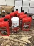 Motorcraft Sae 5W-30 Synthetic Blend Oil XO-5W30-QSP 8QT. And FL820S.. Fixed Price $75.95.
