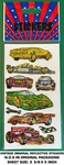 Race Cars Various - Vintage Original Vinyl Decal Sheet Total 9. Fixed Price $9.41.