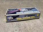 Monza Chrome Dual Exhaust Muffler Tip 1/2" Inlet 3" Outlet Pacesetter 95-9918. Fixed Price $350.00.