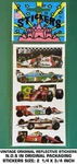 Formula 1 Various - Vintage Original Vinyl Decal Sheet Total 6. Fixed Price $9.41.