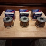 3 Nos Acdelco PF1072 Oil Filters Chevy Pontiac Olds Buick. Fixed Price $27.95.