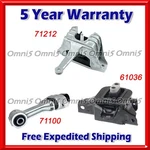 O508 Fits 2019-20 Hyundai Elantra 2.0L Auto Korean Built Motor & Trans Mount 3PC. Fixed Price $91.90.