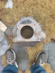 Ford RF-C9ZP-7976-A 1969-73 Cougar Mustang Aluminum Transmission Bell Housing. Fixed Price $209.00.