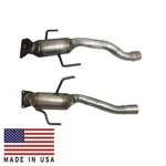 Rear Left And Right Catalytic Converters Fits Porsche Cayenne 4.8L 2008-2010. Fixed Price $848.00.
