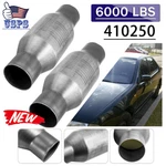 2X 410250 2.5IN High Flow Performance Catalytic Converter T409 Stainless Steel. Fixed Price $53.63.