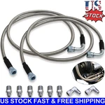Braided Transmission Cooler Hose Lines Fittings For TH350 700R4/TH400. Fixed Price $36.68.