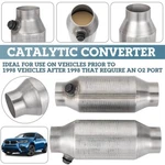 2PCS Universal 2.5" Inlet/outlet High Flow Catalytic Converter W/O2 Port Epa Usa. Fixed Price $64.00.