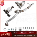 Ford Explorer 3.5L Both Manifold Catalytic Converters & Flex Pipe 2013-2019. Fixed Price $272.88.