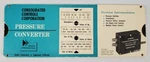 Pressure Converter Consolidated Controls Corporation 1962 Slide Rule Calculator. Fixed Price $22.49.